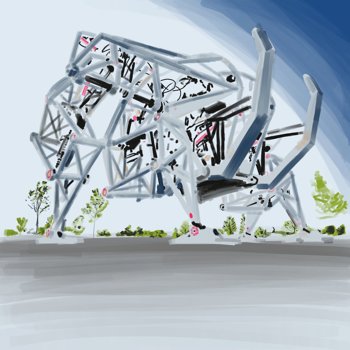 FabienRichard5's tweet photo. Robots dessinés avec Procreate
Spot de @BostonDynamics 
KUKA KR AGILUS de @KUKAGlobal 
Prosthesis de @furrion 

Insta : fabien_richard197

#procreate #procreateart #robot #robotart #robotdrawing #design #robotdesign #spot #kuka #prosthesis #engineers https://t.co/yaIZrKmfEm