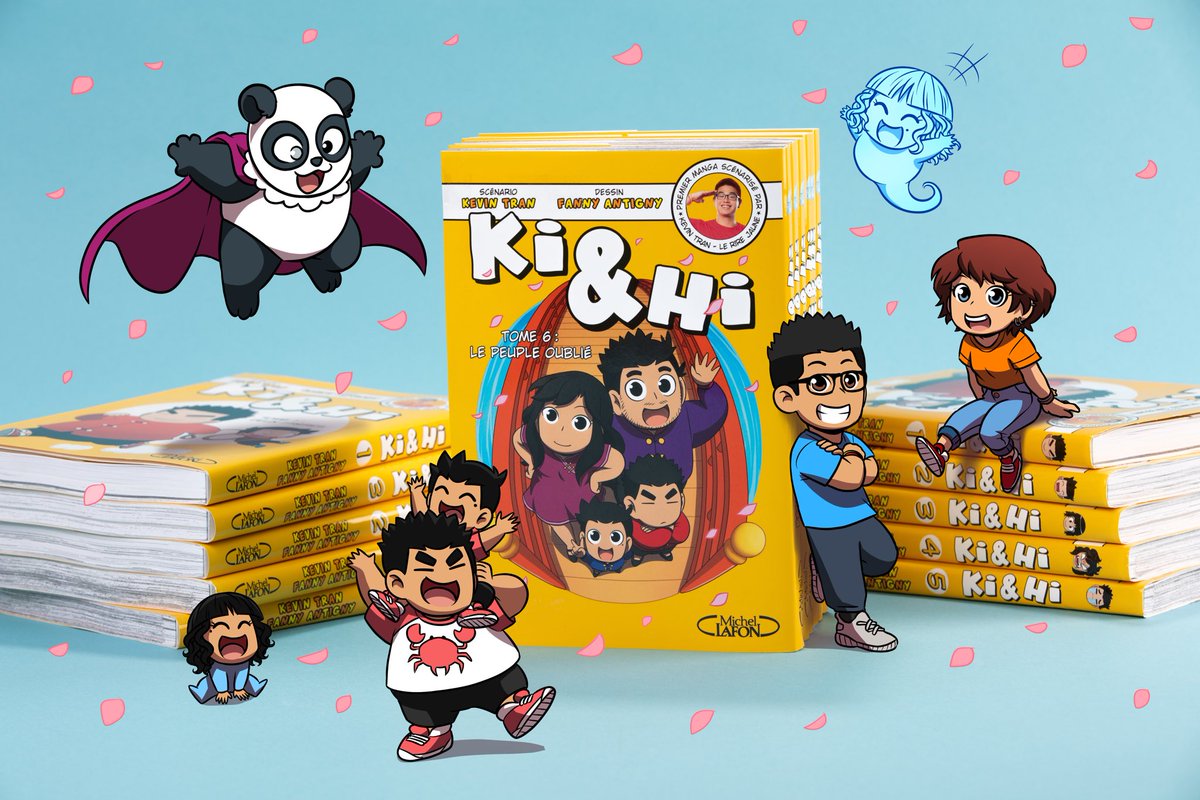 drawsomestudio's tweet photo. Le Tome 6 de Ki &amp; Hi, Le Peuple oublié, est sorti aujourd’hui ! Voici une vidéo pour vous le présenter : https://t.co/FgCmEjNdNf ! 🥰 https://t.co/4xk1vrpJsy