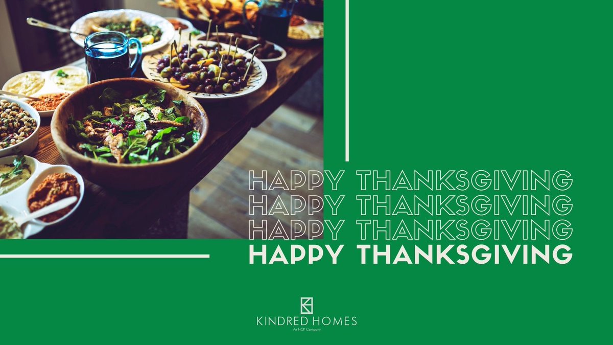 KindredHomesHCP's tweet photo. Wishing everyone a happy and healthy Thanksgiving holiday, from the Kindred Homes family to yours! 
#HappyThanksgiving #YourIdeaofHome #KindredHomes https://t.co/vzCubKAg81