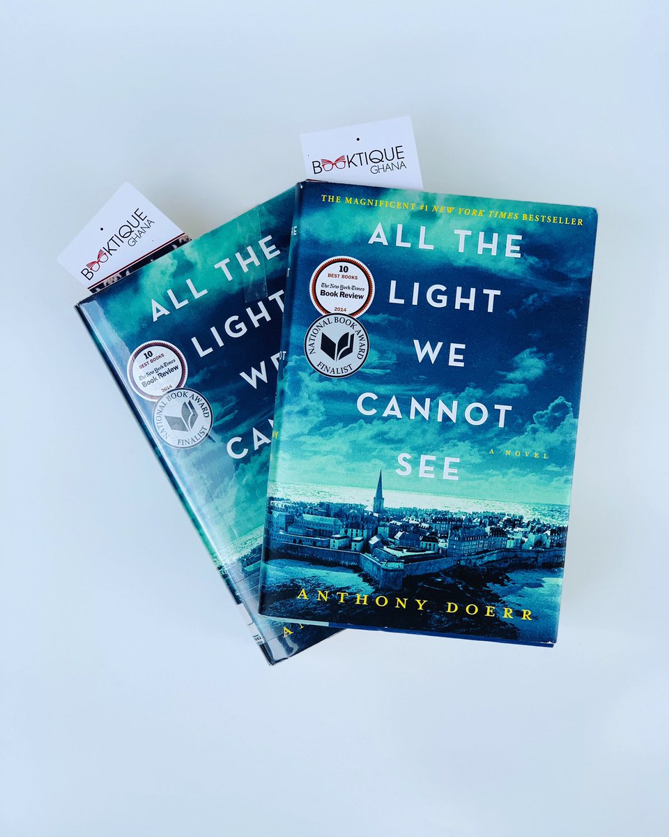 Book Sales 📚
Title: All the lights we cannot see by Anthony Doerr (Hard Covers)
Price: 80 cedis 

Send us a dm or WhatsApp 0552388633
#bookstagram #booktiquegh #readingcommunity #ghanabookstore #africanbookstore