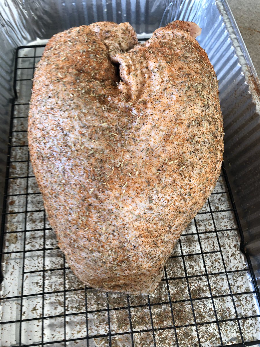 SeanPDixon's tweet photo. She’s ready for a smoke bath! #BeThankful #PitbossGrills https://t.co/k52Pwn2ks8