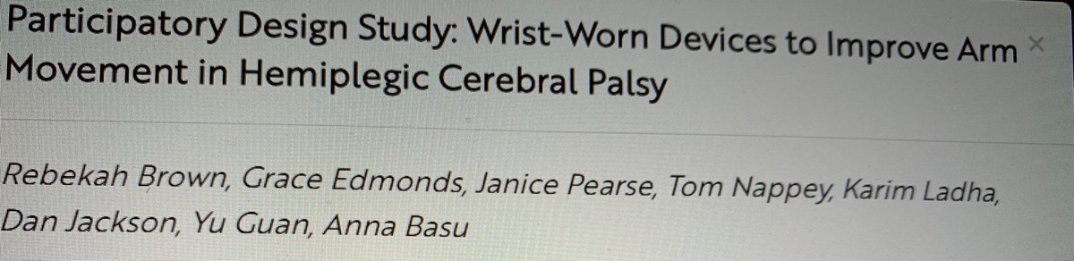 AnnaBasu1's tweet image. ⁦@EACDtweet⁩ - see this poster about the workup leading to our current pilot study ⁦@TwoCanProject⁩ ⁦@UniofNewcastle⁩ ⁦@GreatNorthCRC⁩ for children with hemiplegia