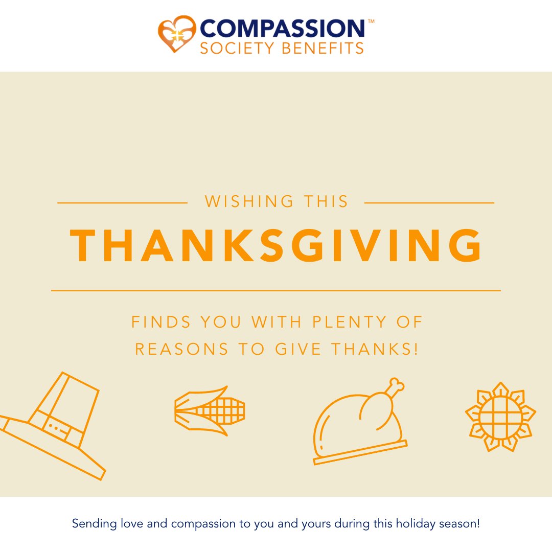 The compassionsociety.com team is sending you and yours a happy Thanksgiving and holiday season!
