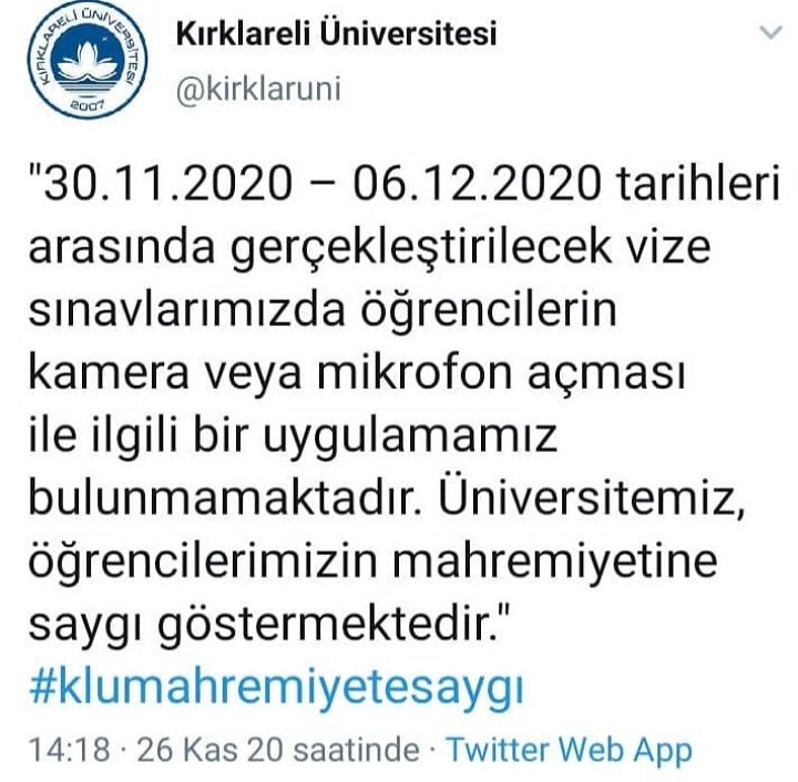 Kırklareli SBMYO (@klu_sbmyo) on Twitter photo 