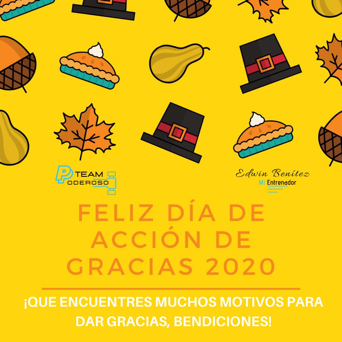 EdwinBenitez's tweet image. Happy Thanksgiving 🍁 

#EdwinBenitezMiEntrenador
#TeamPoderoso

#EdwinBenitez
#EntrenadorPersonal
#PersonalTrainer
#Entrenador
#Trainer 
#Fitness 
#Coach 
#Salud
#Health 
#happythanksgivng