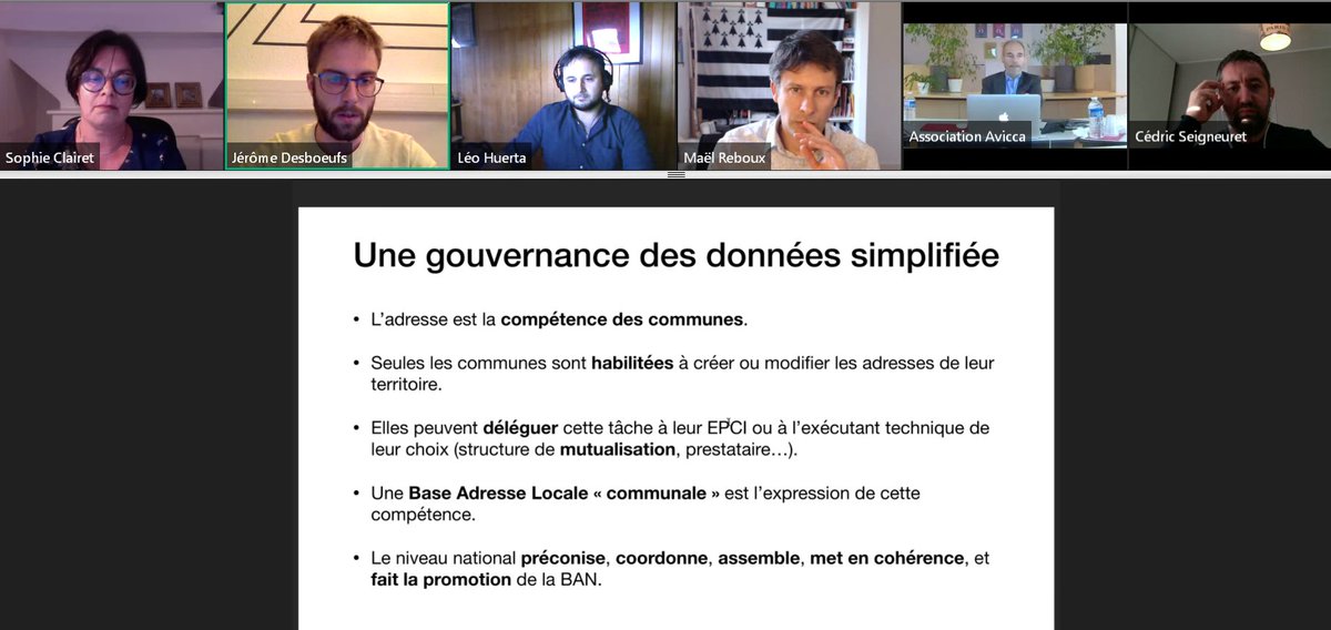 La commune est la seule source officielle des adresses de son territoire et elle peut exprimer simplement cette compétence via une #BAL. #TRIP #Avicca #BAN @ANumANCT @AdresseDataGouv @_DINUM