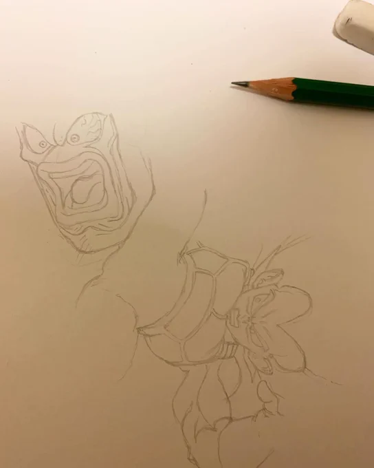 セルベジータ 下描き #ドラゴンボール #模写