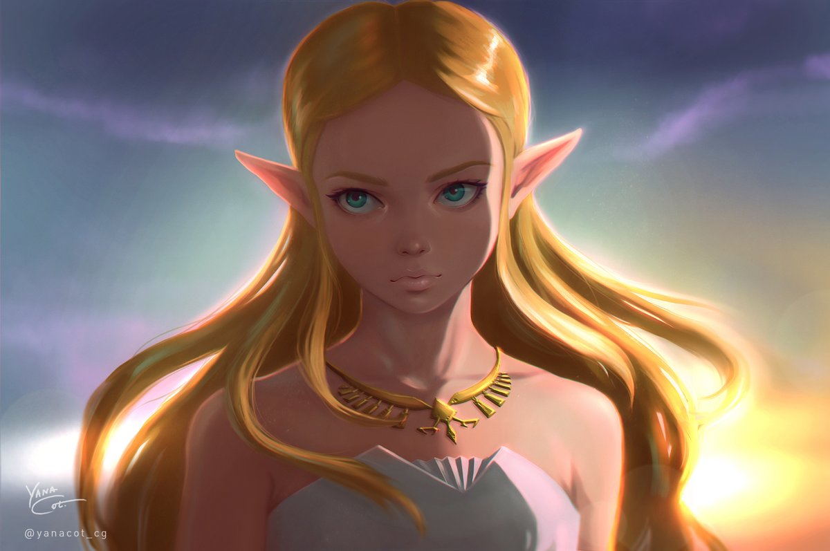 Cot_art's tweet photo. Zelda🏰

#zelda #nintendo #ZeldaBreathoftheWild #legendofzelda #fanart #PRINCESS https://t.co/DiAuSGFEnD