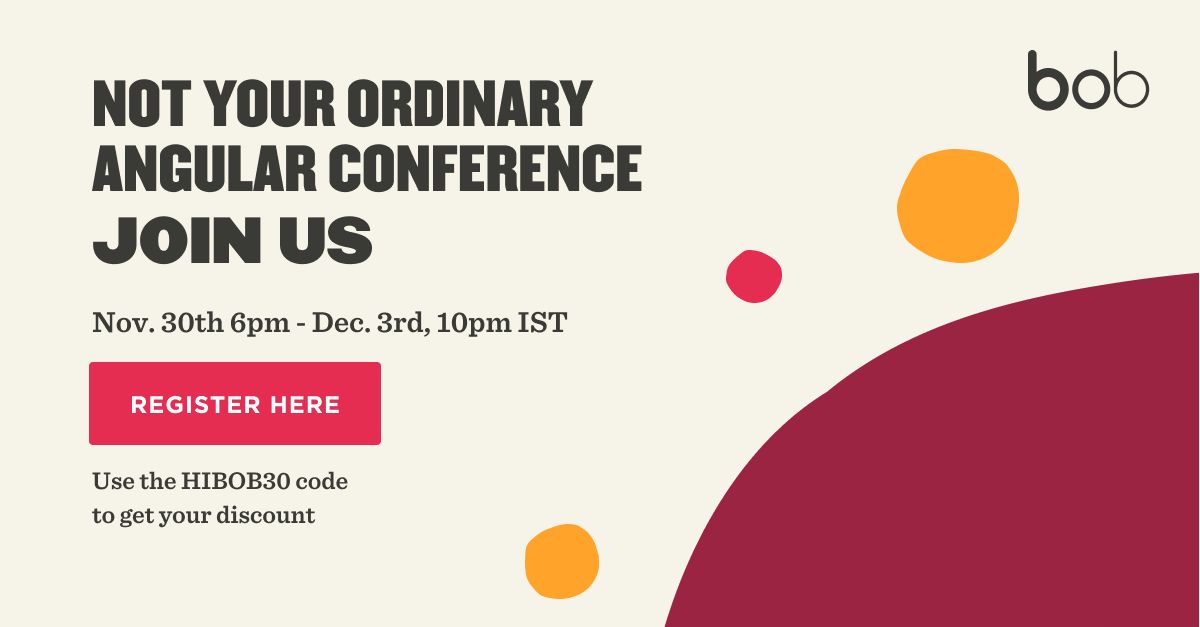 HiBob_HR's tweet image. Hibob is proud to sponsor the annual @AngularUP conference for frontend developers. We will be sharing the latest on Angular tech and presenting the best content out there on this subject: Learn more here:
okt.to/D0xhep
#Hibob #AngularUP #HRIS #HRTech #HRadmin
