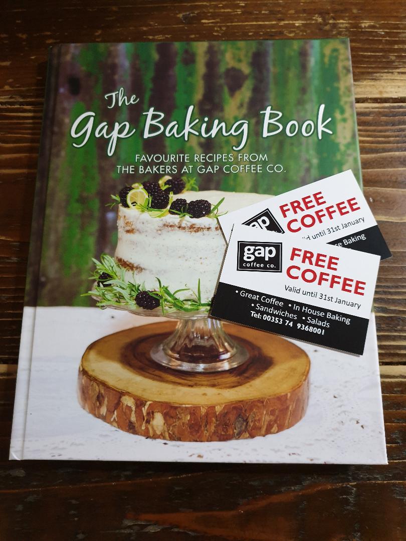 Black Friday deal - available for one day only 27th Nov. 
Two free coffee vouchers with every book. Available on-line from now until midnight tomorrow. Order on-line and click and collect any time next week or pick up tomorrow from the hatch at Gap.
gapcoffeeco.com/gap-baking-boo…