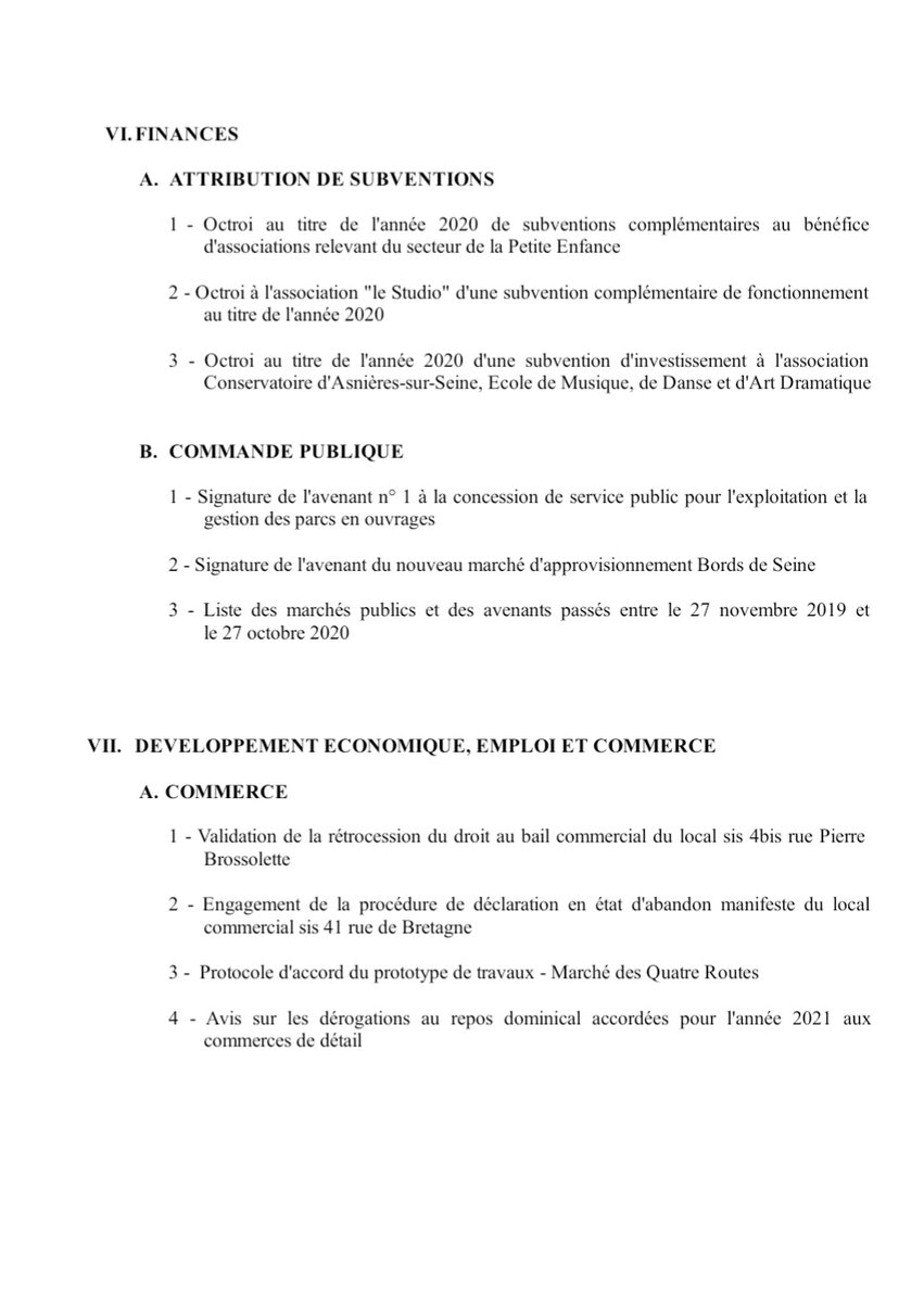 changeonsasn's tweet photo. [RAPPEL] : séance du Conseil municipal d'#Asnières ce soir à 19h.
A l'ordre du jour ⤵️ https://t.co/gRHDdrINkI