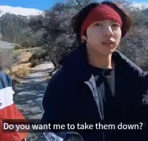 When jungkook was about to fight NATURE for taehyung....this still sends