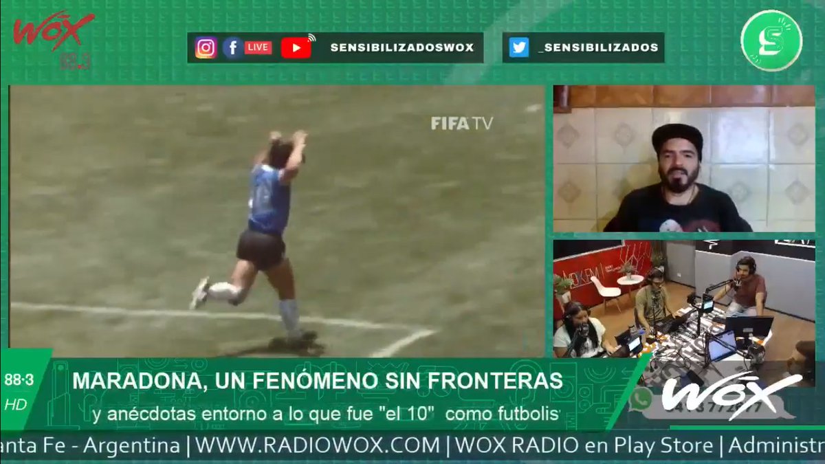 _Sensibilizados's tweet photo. #AHORA
Edición especial de #Sensibilizados en @woxfm hasta las 14 con la cobertura del Adiós a #Maradona.
También, #Tecnología, #JuevesDePeliculas y #ColumnaCultural!
VIVO: https://t.co/PrQYJmM9kE https://t.co/dMHixlghEr