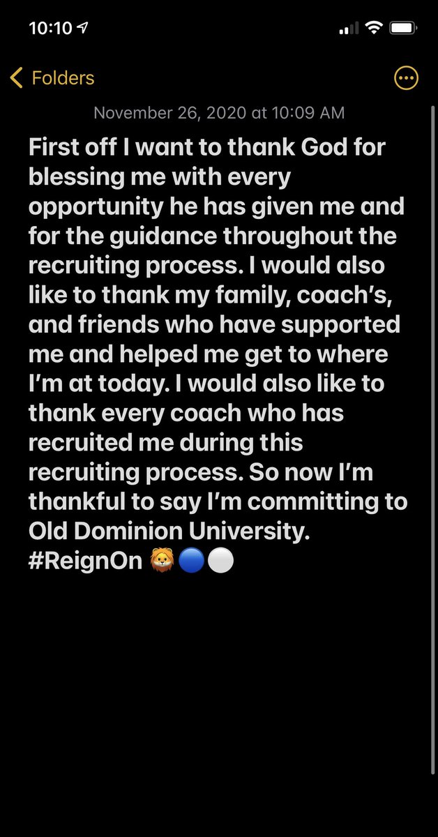 elijah_hoskin's tweet photo. 100% Committed @ODUFootball #ReignOn @RickyRahne @CoachRhinODU @RemingtonReb @CoachBsmith_ @CycloneEV @CoachHatfield1 @CoachP_eterson https://t.co/ke3VQGApTD
