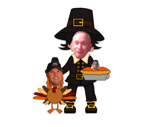 EmoryBaseball's tweet photo. Happy Thanksgiving!

This year, we are thankful for inconspicuous bright yellow shirts, turning our baseball pants right side out after we wear them, and smoothies with protein packs for extra energy (obviously).

We hope everyone has a safe and great day! https://t.co/1H9M0PzE16