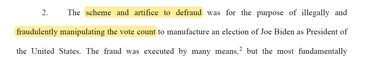 And she's reinforcing this as a fraud case in the next paragraph, too, so, yeah, it'll be fun to see her respond to the Rule 9 issue in her response to the inevitable motions to dismiss.