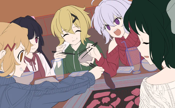 毎日お絵かき1142日目 
線画終わり あとは塗るだけ( ˘ω˘ )
#シンフォギア 