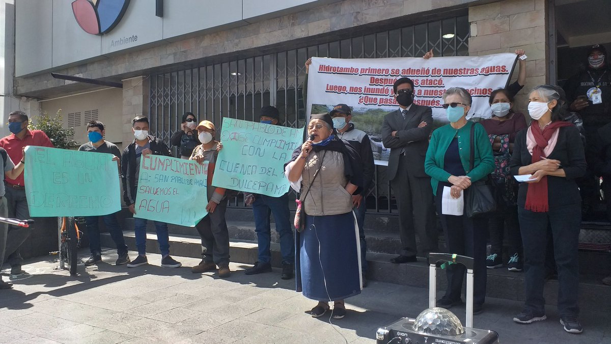 Tegantai's tweet photo. Blanca Chancoso, lideresa histórica y acompañante de la resistencia que exige #JusticiaDulcepamba da una palabra pidiendo una respuesta pronta y exige al estado #Ecuador que realice #inspecciónYa y #ControlYa. Respeten el derecho y acceso al agua.
@Ambiente_Ec @ARC_EnergiaEc https://t.co/XGNlEUJGAO