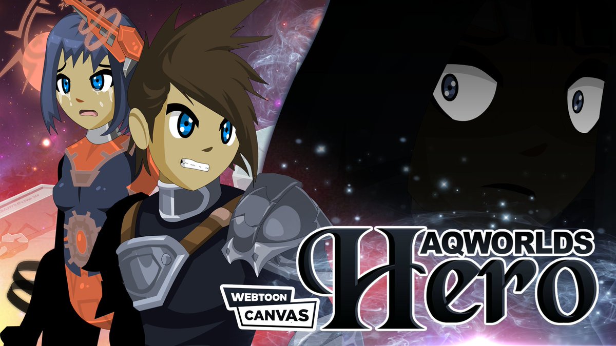 AQWorlds:Hero is free to read, regularly updated Webcomic! Follow the adventures of Reho, the Ultimate Hero, as he travels through Lore seeking new adventures. Will he find a new meaning to life, or a horrible truth?
Read at:
webtoons.com/en/challenge/a…
adam1a1.wixsite.com/aqwhero