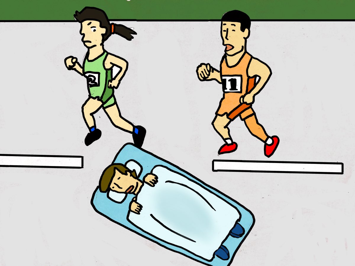 大西ユースケ 現在東京 今日のイラスト Vol 252 ランナーズハイ中なのに寝る奴 マラソン ランナーズハイ イラスト 絵 画 落書き デザイン 漫画 ペン画 Illust Illustrator Art Design 大西ユースケ 現在東京 今日のイラスト Vol 252 ランナーズハイ中なのに寝る奴 マラソン ランナーズハイ イラスト 絵 画 落書き デザイン 漫画 ペン画 Illust Illustrator Art Design