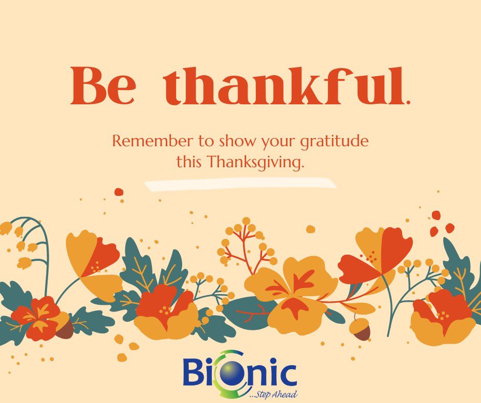 bionicpo's tweet photo. Happy Thanksgiving to you and your loved ones!
•
•
•
#happythankagiving #bethankful #bionicstepahead https://t.co/xGPm4rujMp