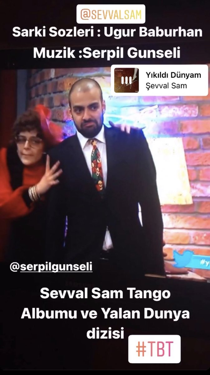 UBaburhan's tweet photo. #tbt #tango #sarkisozleri #soundtrack #lyrics #television https://t.co/WRVf3n0SU9