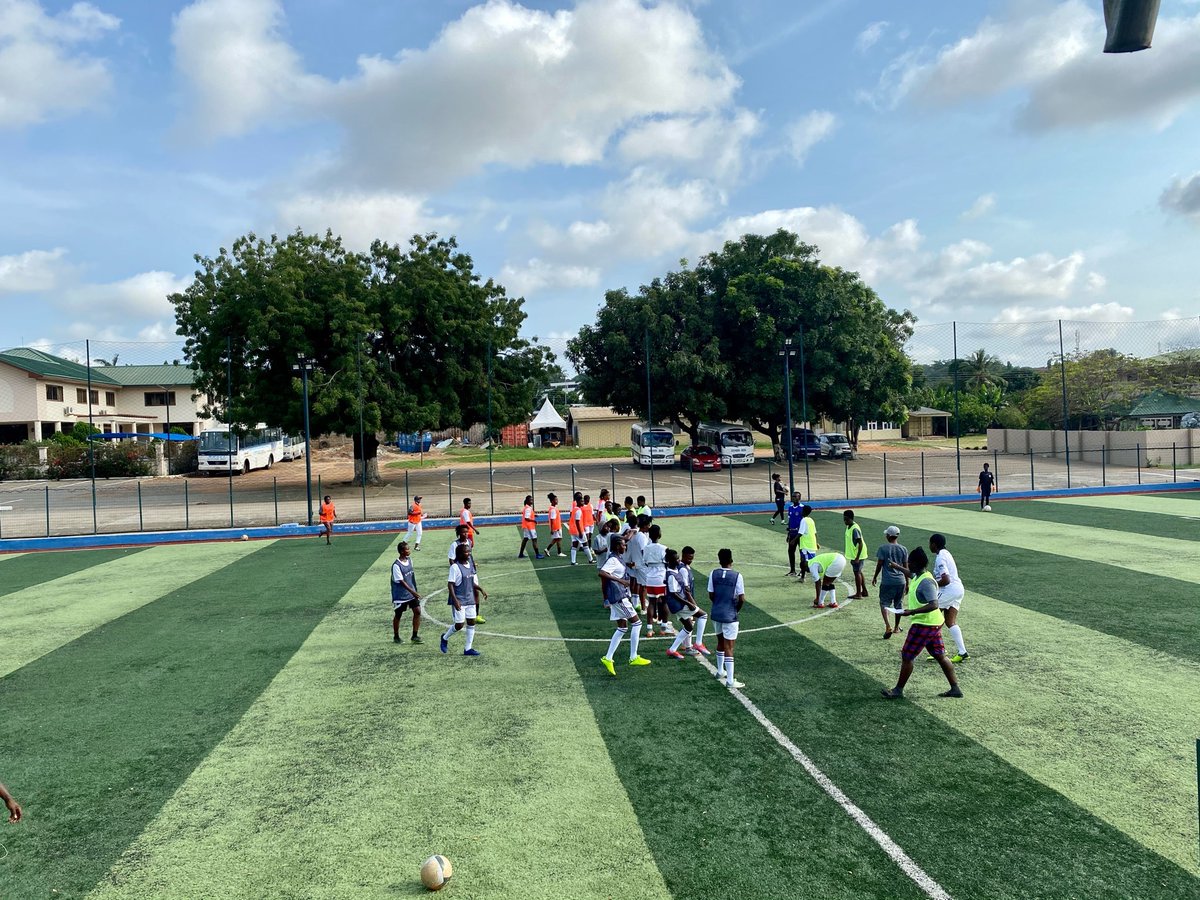 RidgeCityFC's tweet photo. Today, we begin the final portion of our #WomensFootballInitiative - Mini Tournament! 

We have women from various clubs in Accra coming together to play in a mini tournament. They will be coached by our recently minted Coaching 101 Coaches! 

#YouWillLoveWomensFootball 🇨🇭🇬🇭 https://t.co/rY8GwmxZJ9