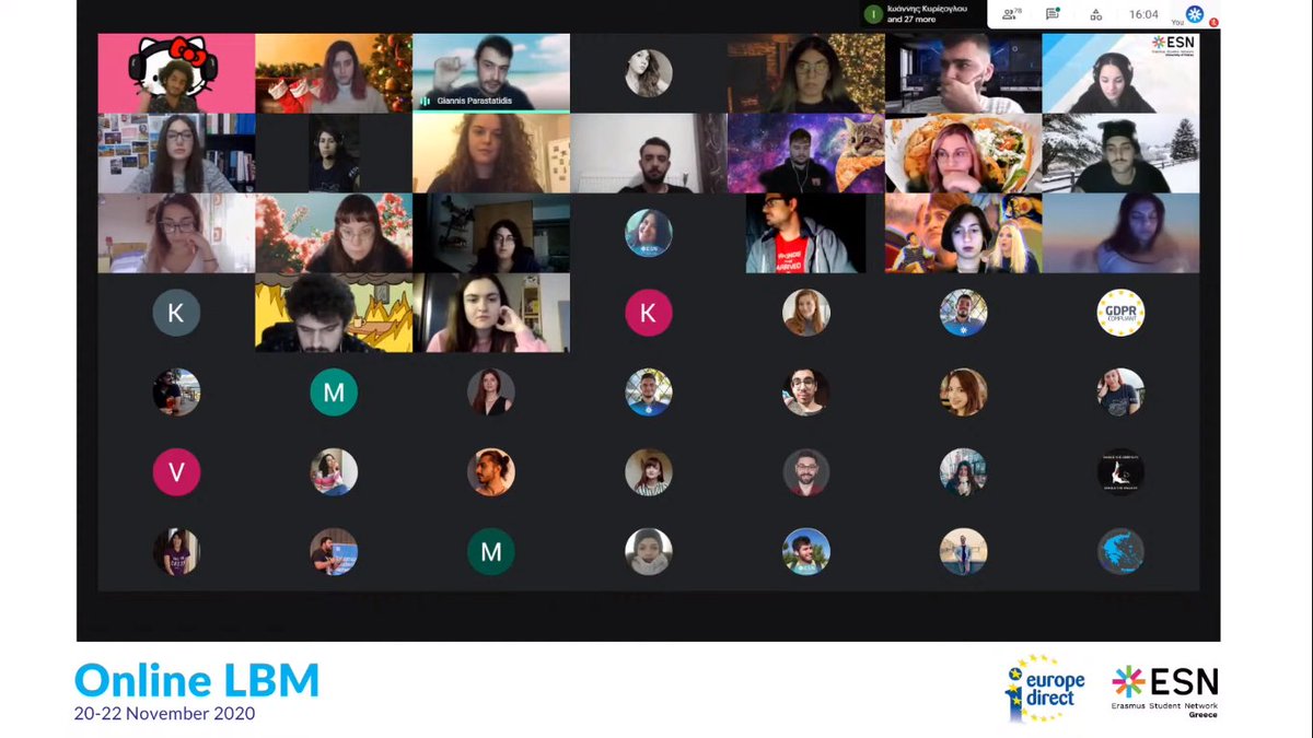 esngreece's tweet photo. Between 20-22 November, more than 70 of our volunteers participated online in our annual Local Boards Meeting; a three-day event aiming to improve specific skills related to their field of responsibilities and to map out the action plan of our network for the upcoming year. https://t.co/7aDl0CS9x3