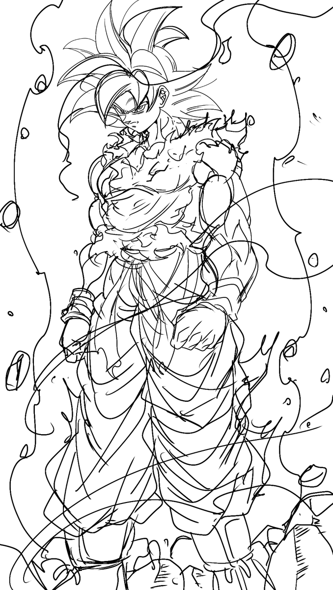 描けば出ると聞いたので急遽兆しラフ画 