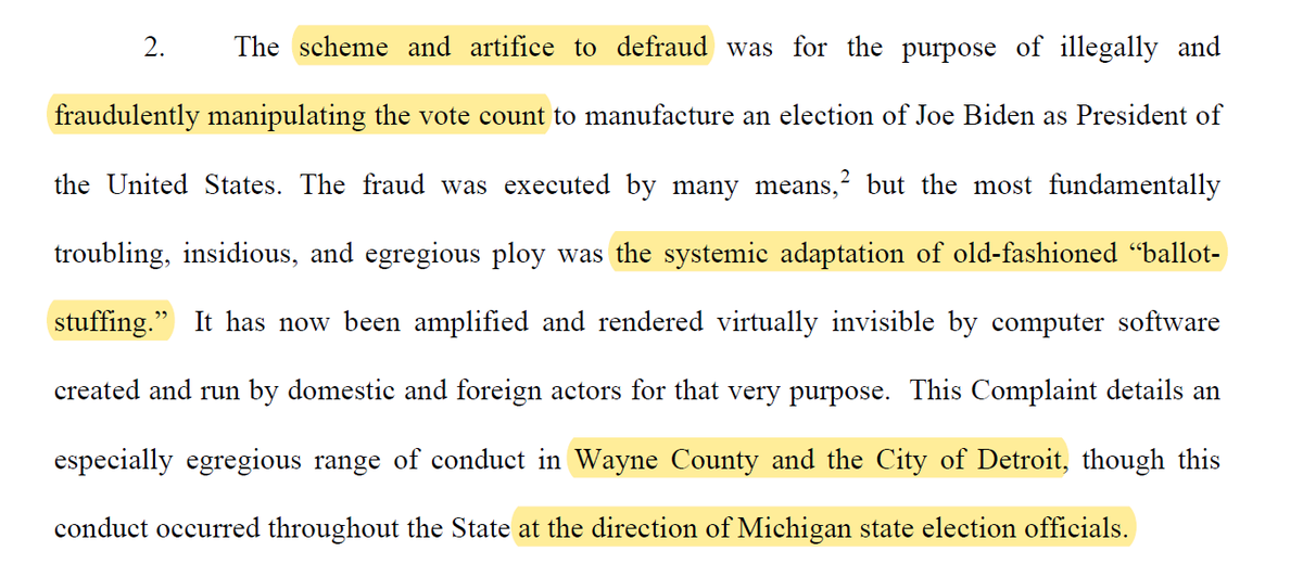 Alleging that the state government is engaged in an extensive and deliberate criminal conspiracy will go over well. It's also Taitzian. Also, I wonder what makes Detroit "especially egregious."