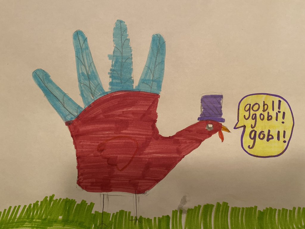 GW_Volleyball's tweet photo. This week we had our call with Gianna and we made some awesome turkeys 🦃🧡 wishing everyone a wonderful thanksgiving! #betheimpact #teaminpact #happythanksgivingday https://t.co/zvHHhf835G