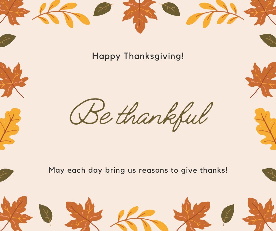 We’re thankful today and every day for YOU!