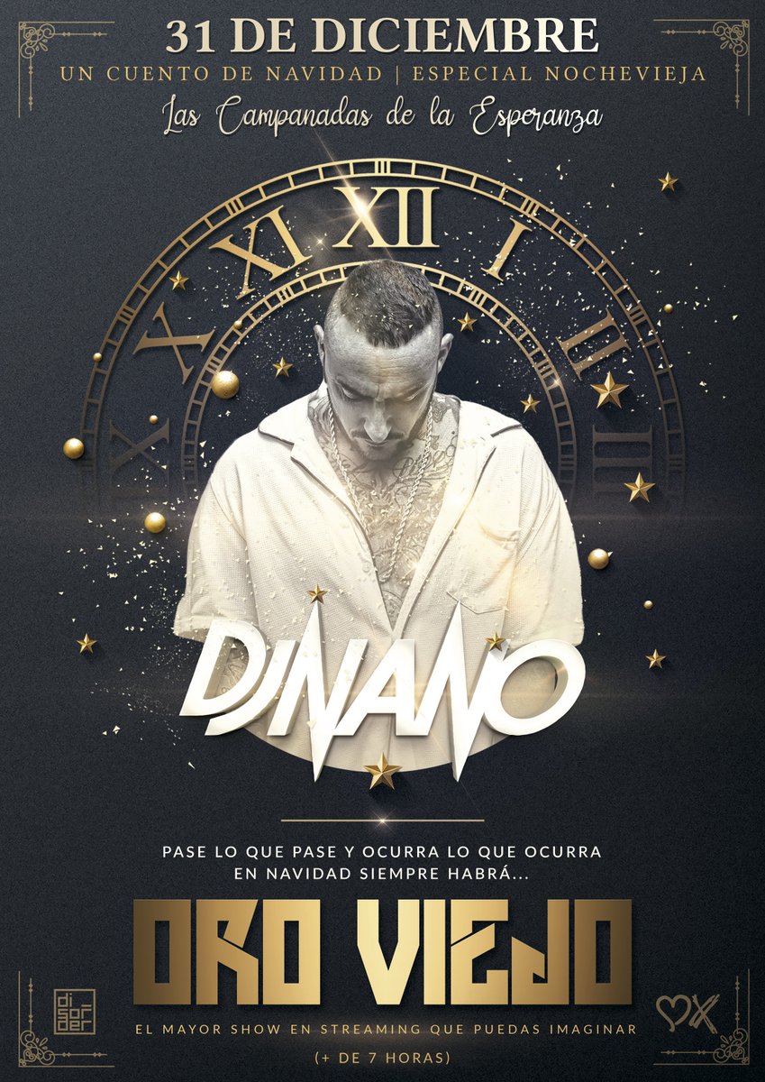 Pese a la situación actual, <a href="/djnanoshow/">Dj Nano</a> no dejará que despidamos el 2020 sin una gran fiesta.

Este año #OroViejoByDjNano se celebrará de una forma muy especial para que todos lo disfrutemos desde nuestras casas

⚠️Entradas ya a la venta
🎟️: bit.ly/3m8D2FK