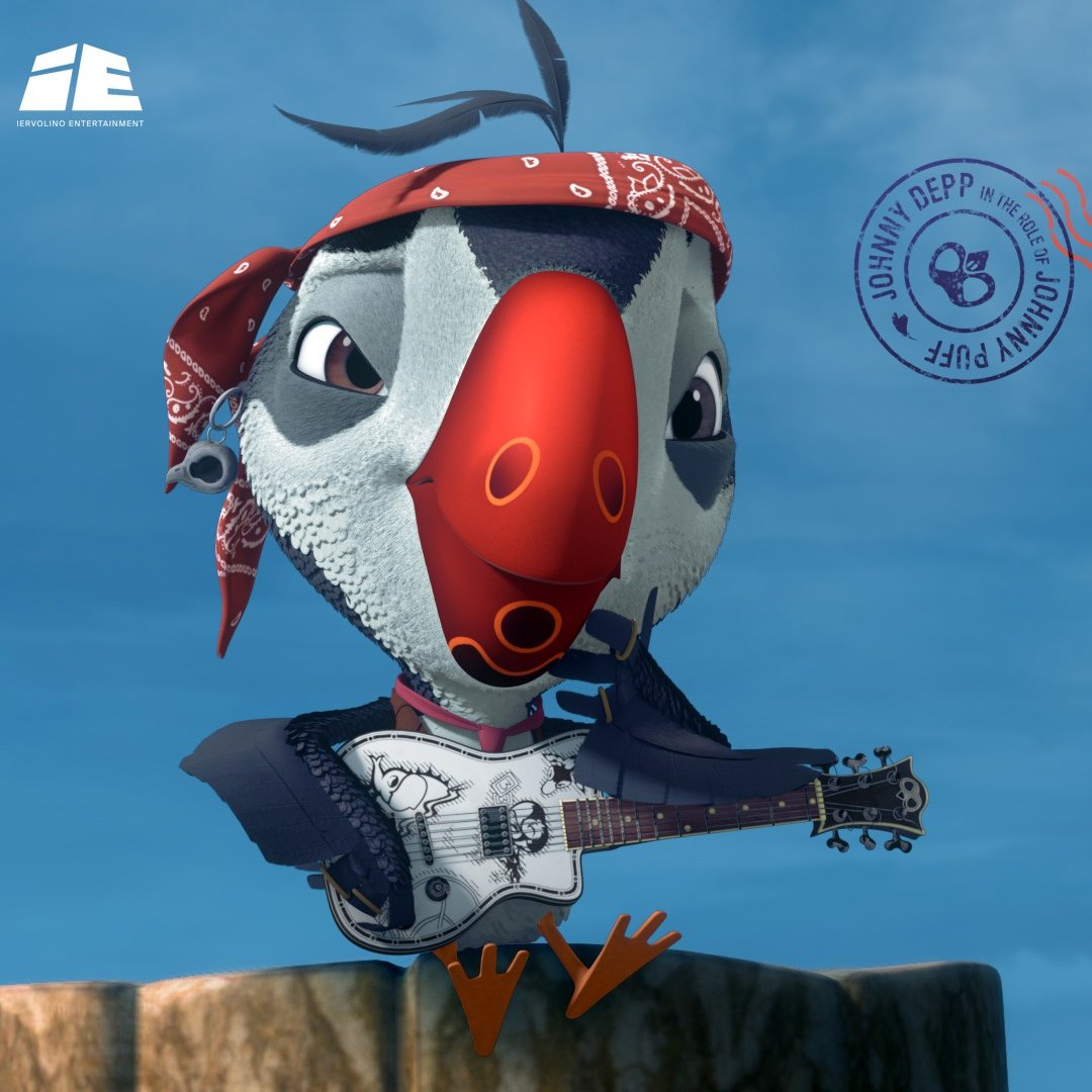 sipariomovies's tweet photo. We’re excited to announce that our “Puffins" animated series is launching tomorrow, 27/11/20, on #AppleTV and #AmazonPrimeVideo! Join Johnny Puff, interpreted by Johnny Depp, in this new fantastic adventure! We can definitely see a resemblance already, can you? 😃 https://t.co/HRHjvGFd8e
