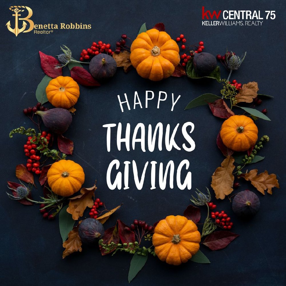 BenettaRealtor's tweet image. Wishing everyone a Happy Thanksgiving! I am thankful and blessed for all those who have supported me in business!🧡