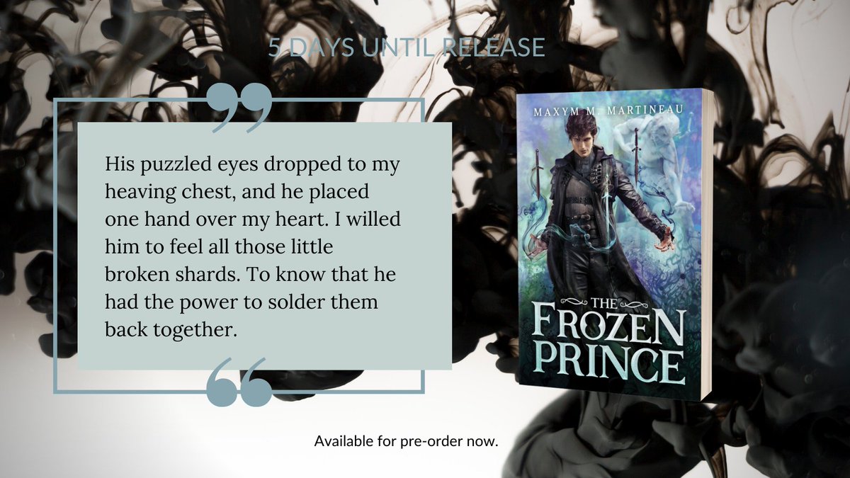 maxymmckay's tweet photo. Happy turkey day! Today, I'm thankful for all the love and support I've received around my writing. Leena, on the other hand, is NOT thankful for this heart-wrenching moment. 5 days until #TheFrozenPrince! @SourcebooksFire https://t.co/1TuiE2Ypus