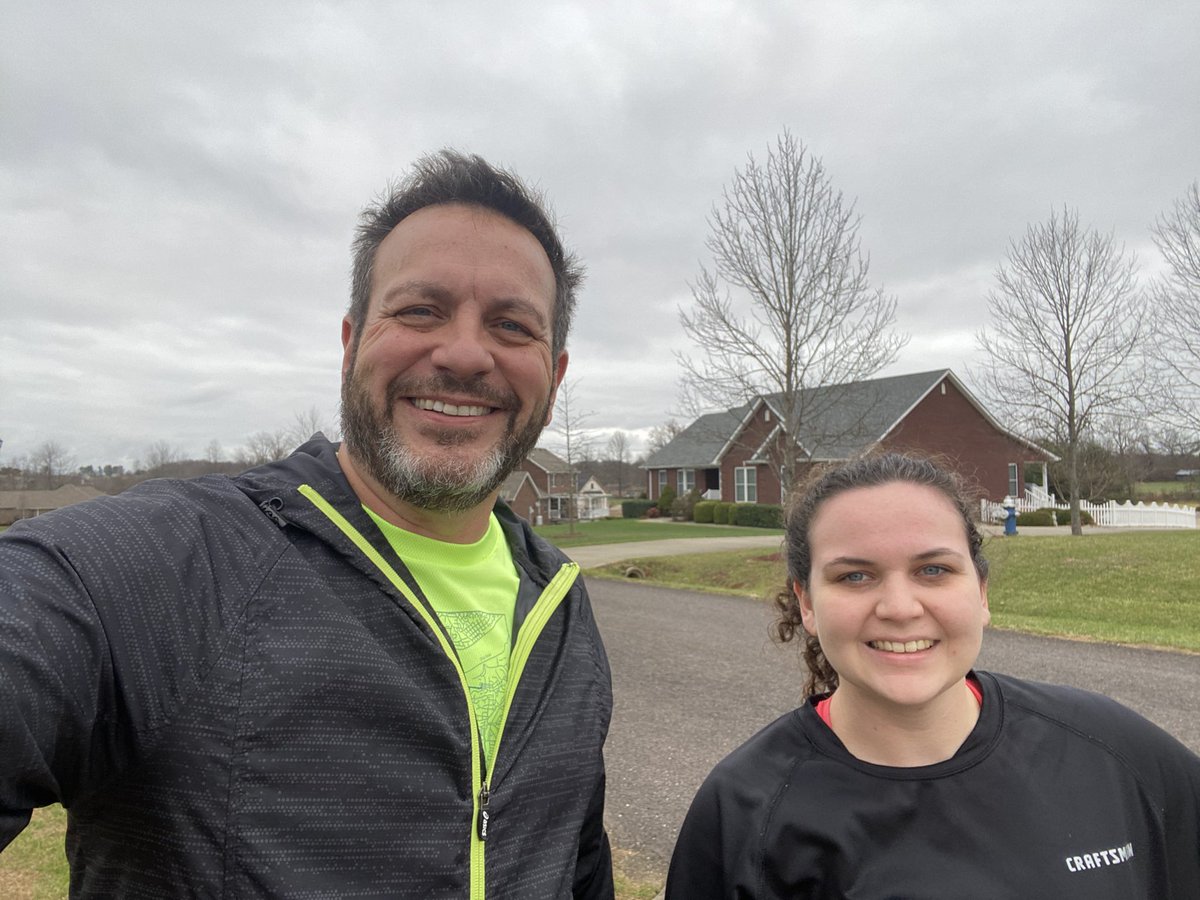 michael_kast's tweet photo. Got to run Beckley Woods #TurkeyTrot this morning with my favorite runner @morganjkast. Special thanks to @monica_kast and Lauren Spidell for the finish line! https://t.co/NPnGOokrI1