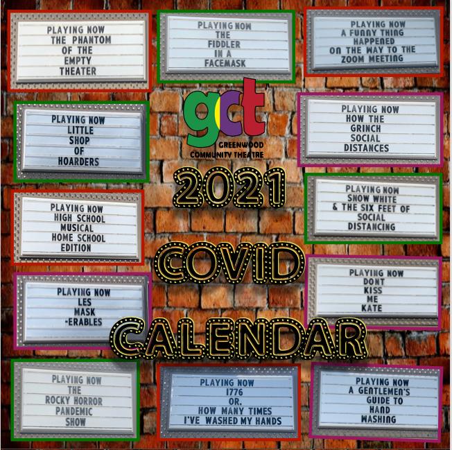 GCT 2021 Fundraiser calendars for sale! conta.cc/3lNNbHU