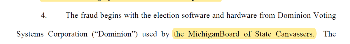 Wait, the "MichiganBoard of State Canvassers"? I thought she was suing the "Michigan Board Ofstate Canvassers."