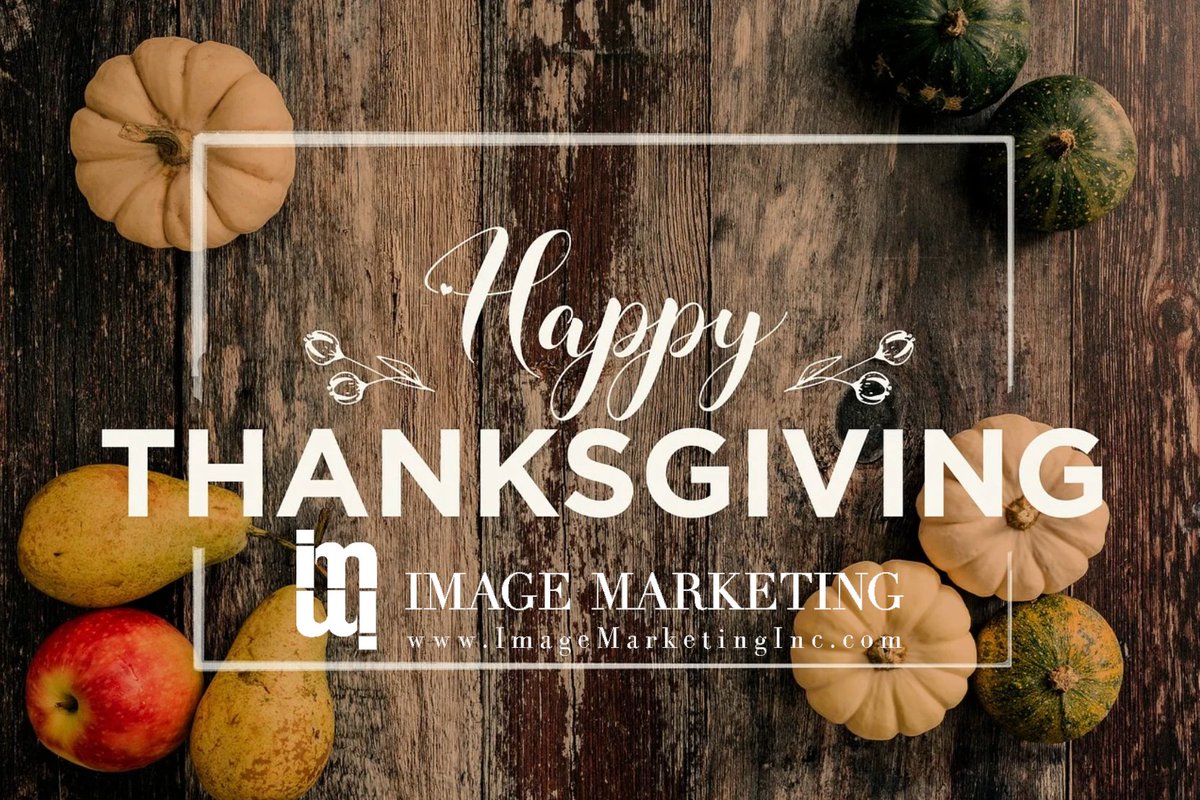 ImageEvents's tweet image. The team at Image Marketing would like to wish you and your loved ones a very happy and healthy Thanksgiving! #HappyThanksgiving2020