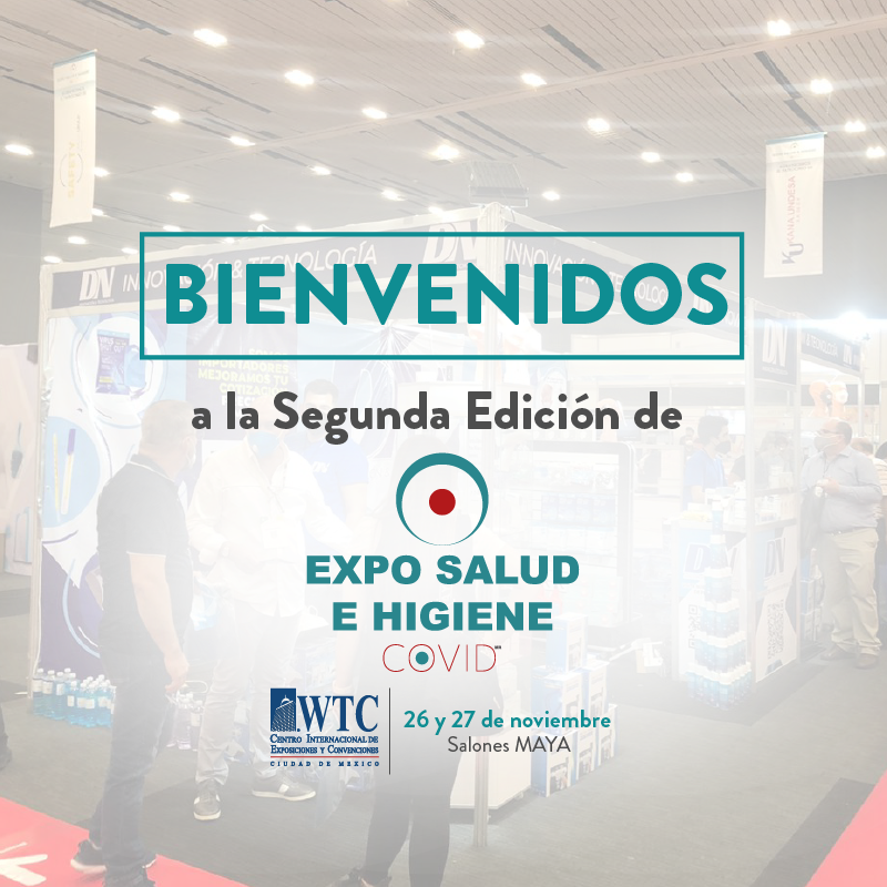 ExpoSalud2021's tweet photo. ¡Bienvenidos a la Segunda Edición de Expo Salud e Higiene COV1D! Llevando a cabo las medidas de prevención podemos reactivar la economía y nuestras actividades diarias. ¡Gracias por acompañarnos!

#ExpoSaludeHigiene #COV1D19 #NuevaNormalidad #CIECWTC #CDMX
@ciecwtcmexico https://t.co/Vc8CBK3zg7