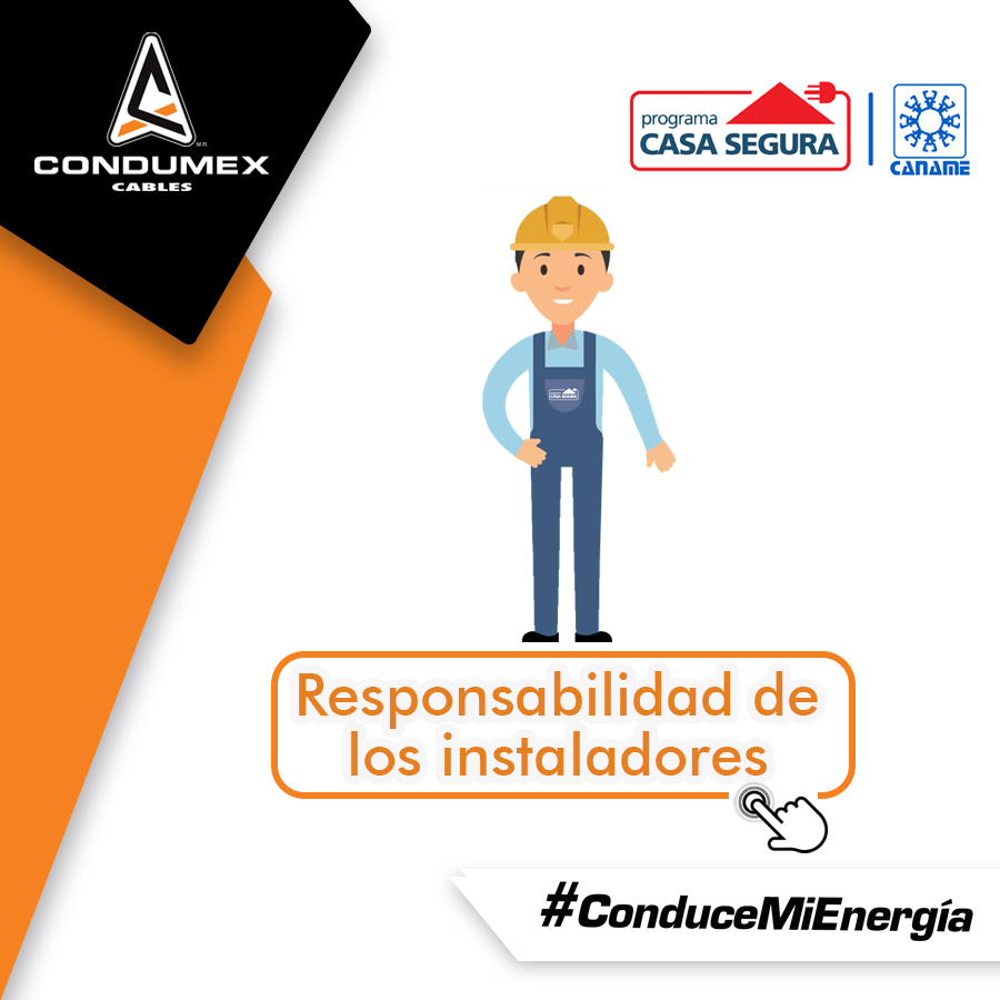 condumex_cables's tweet photo. Los instaladores eléctricos tienen la responsabilidad de utilizar materiales que cumplan con la normatividad vigente, da click en el siguiente enlace para saber más al respecto: https://t.co/9iFgbkapqY #Condumex #ConduceMiEnergía #Caname #ProgramaCasaSegura #SeguridadEléctrica https://t.co/aCiNNO3KRA