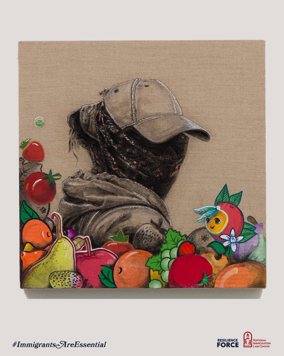 As we reflect this holiday season, let's think about the ways we can ensure every immigrant essential worker has healthcare, equal pay &amp; justice.

#ImmigrantsAreEssential

🎨<a href="/narsisomartinez/">Narsiso Martinez</a> via <a href="/charliejames/">Charlie James</a>