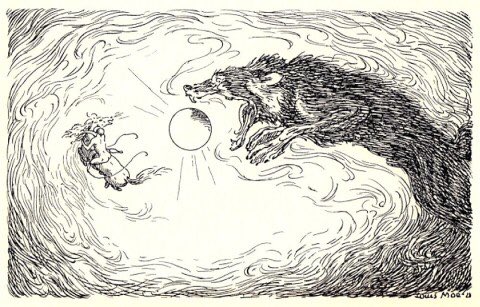 RGeirsson's tweet image. Three winters long and full of death and despair, the Fimbulwinter will precede Ragnarök, and usher in the end of everything. #FolkloreThursday