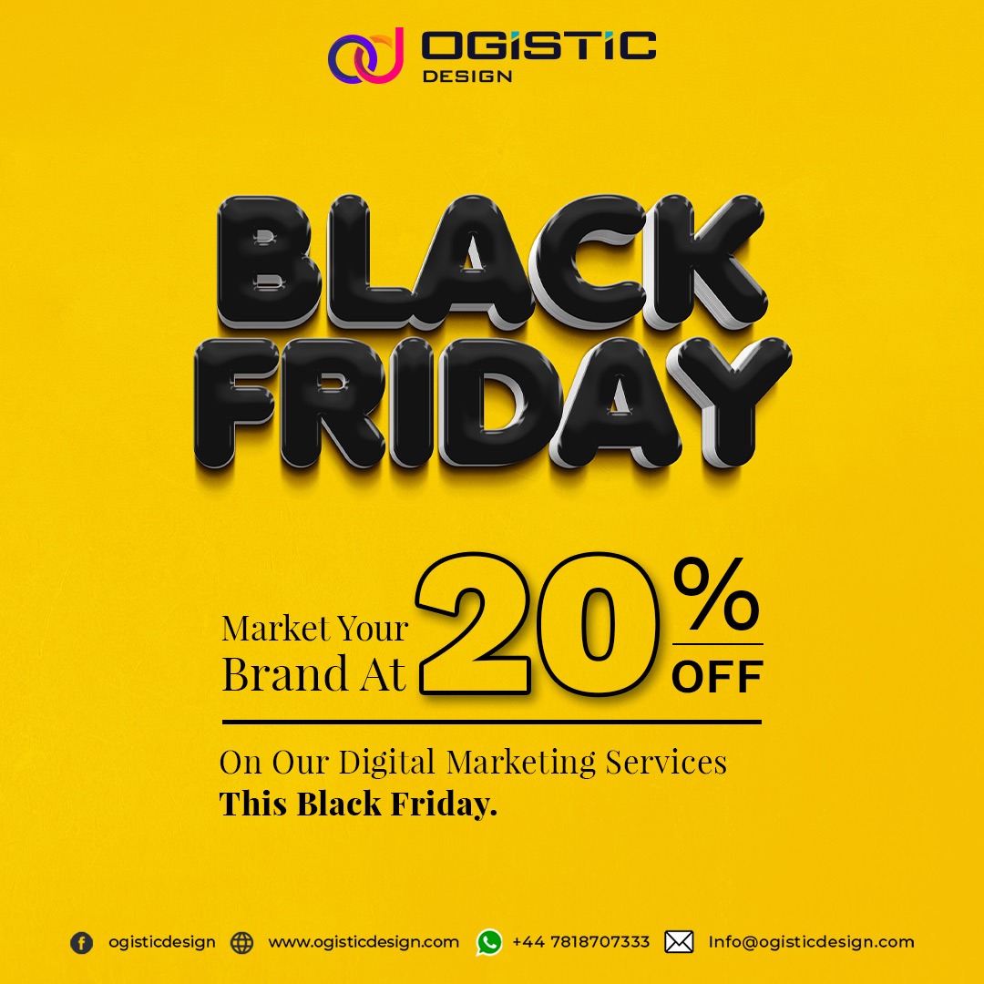 OgisticDesign's tweet photo. #OgisticDesign #digitalmarketing services this #BlackFriday contact now

Website ➡️ https://t.co/xgHKZcA83Z
Whatsapp ➡️ +447818707333
Email ➡️ Info@ogisticdesign.com

#appdevelopment #iOS #London #UnitedKingdom #blackfriday2020 #blackfridayspecial #blackfridaydeals https://t.co/cUpMhrIvuz