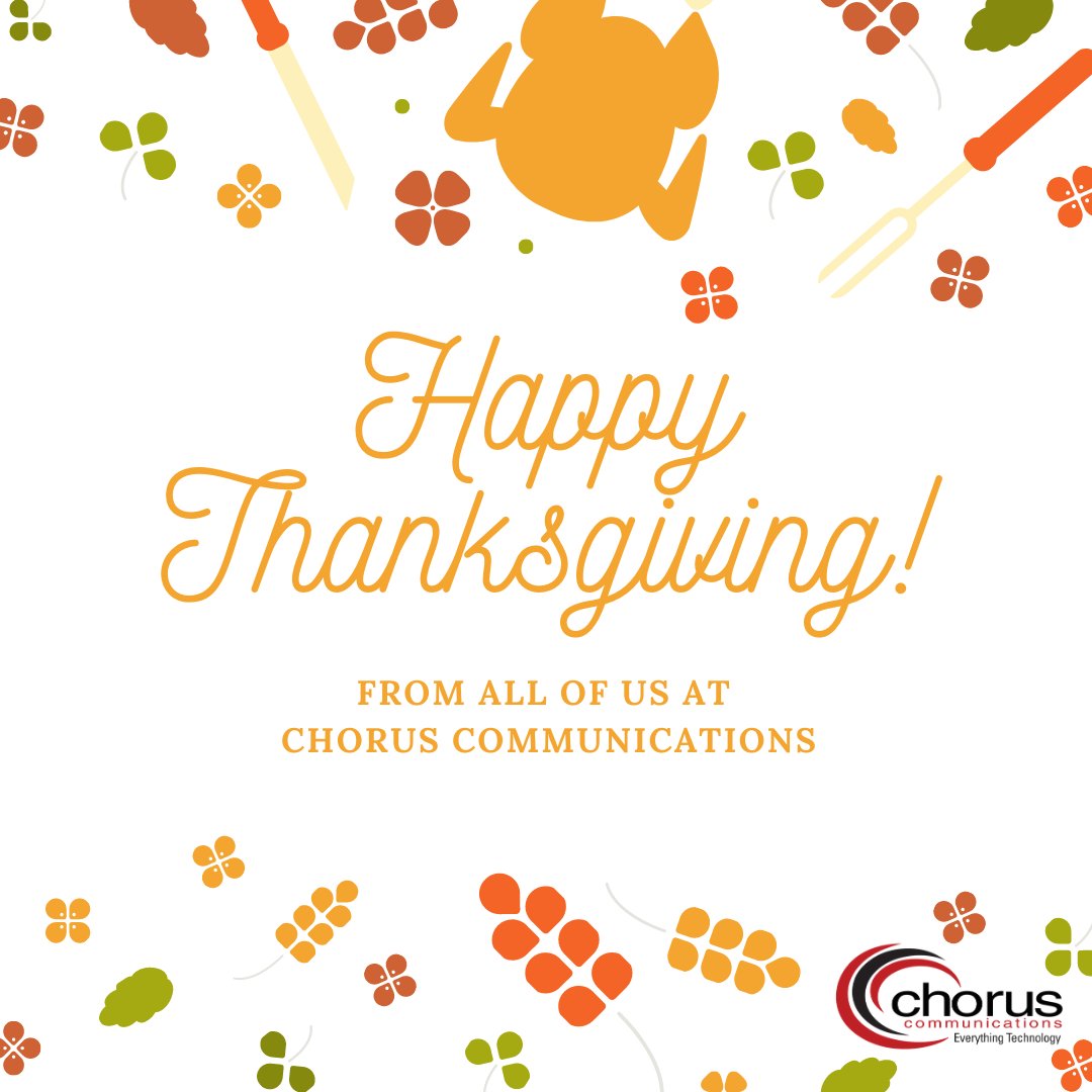 choruscomm's tweet photo. Wishing everyone a happy and safe Thanksgiving! #choruscommunity #thanksgiving #givingthanks https://t.co/NMswov3Dmj