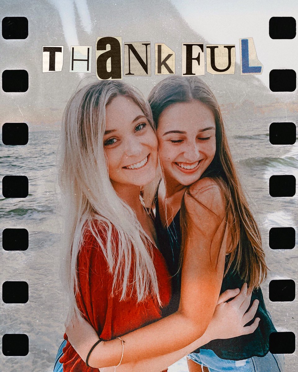 thankful for our sisters today &amp; everyday ♡ we wish you all a happy thanksgiving!