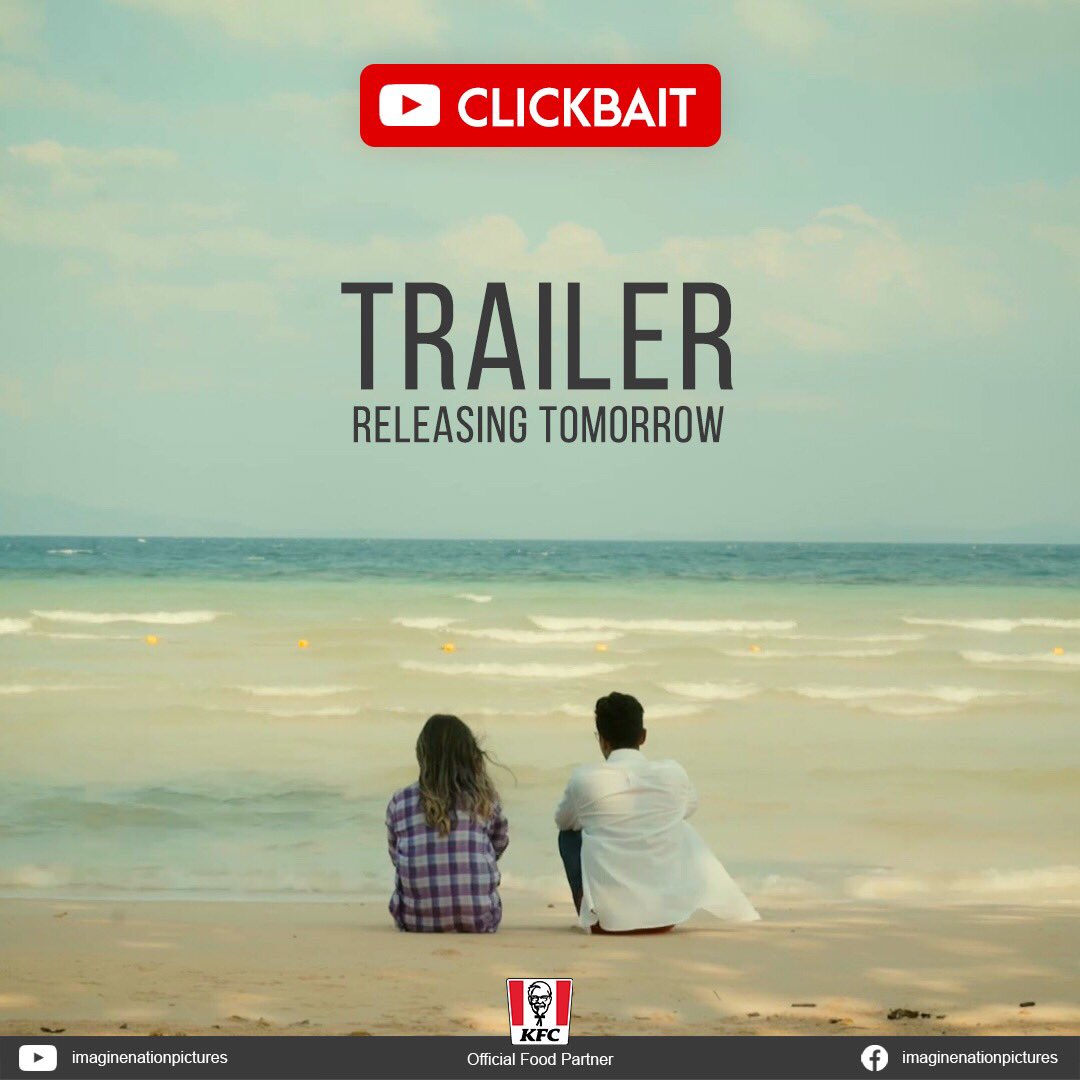 PicturesImagine's tweet photo. The trailer comes out tomorrow! Who’s excited? 
#Trailer #ClickbaitSeries

@kfcpakistanofficial
#ImagineNationPictures #ItsSararara #AsadTheVlogger #vloggers  #youtube #webseries2020 #KFCPakistan #kfc #pakistaniwebseries #Pakistan https://t.co/f0yCaZ7OWz