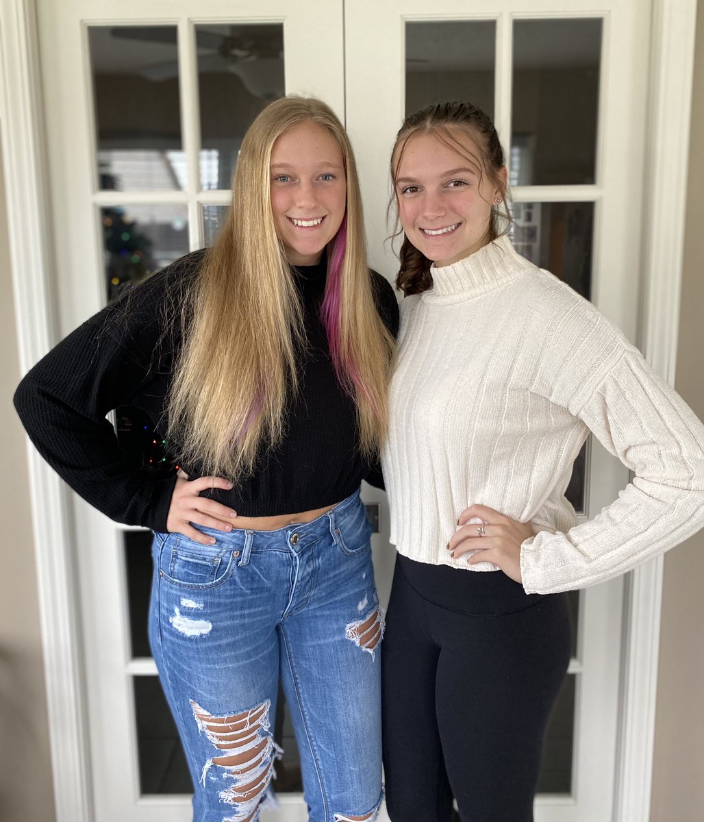 Thankful for <a href="/hilary_merica/">hilary merica</a> and <a href="/hannah_merica/">hannah</a> . Proud of these two beauties ❤️
