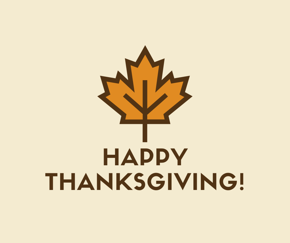 On behalf of our team, wishing you a healthy Thanksgiving. Please be safe. Hopefully next year's will be normal.